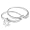 Tressa Sterling Silver Round CZ Bridal Set Ring