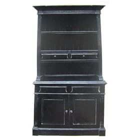 Summerside China Cabinet, 47W, BLACK