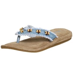 UNIONBAY Women's Frayed Sandal