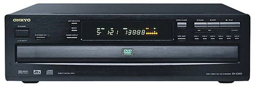 Onkyo DV-C-601-B 6-fach DVD-Wechsler schwarz