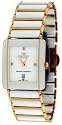 Oniss Men's Caprice Collection White Ceramic Watch with Gold Trim Model ON-294-MG7