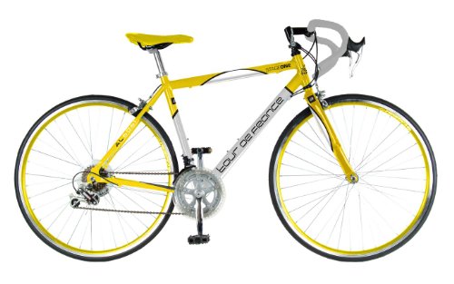 Tour de France Stage One Jersey Road Bike (Yellow / White, 700C X 56-cm)