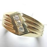 14K Man's Diamond Ring