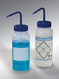 Bel-Art F116460619 500ml Safety Wide Mouth Wash Bottle Labeled 70% Ethanol
