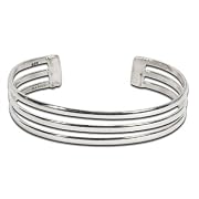 Triple Cuff Bracelet in Sterling Silver