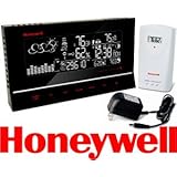 Honeywell Weather Forecaster with Heat Index TE657W, Weather Station, Atomic Clock, Indoor/Outdoor Temperature, Humidity and Barometer