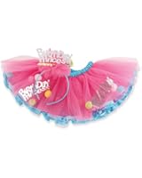 Mud Pie Baby Girls' Birthday Princess Tutu And Headband Set