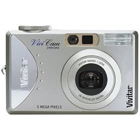 Vivitar ViviCam 3930 5.25MP Digital Camera with 3x Optical Zoom