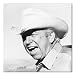 Slim Pickens B&W Matte Photograph - 12x12 Inches Image