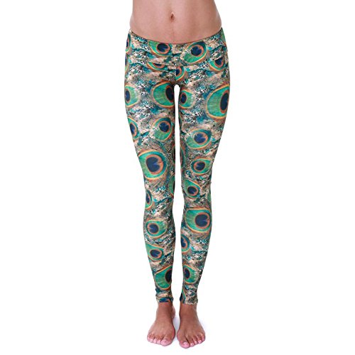Onzie Women's Peacock Green Yoga Legging