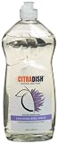 Citra Dish Natural Dish Soap Liquid, Lavender Bergamot, 25-Ounce Bottles (Pack of 12)