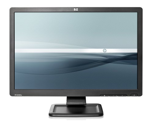 HP LE2201w 55,9 cm (22 Zoll) widescreen TFT Monitor (VGA, Kontrastverhältnis 1000:1, Reaktionszeit 5ms) schwarz hp 22 zoll