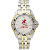 LogoArt New Jersey Devils Men's All-Star Stainless Steel Watch