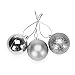 Binmer(TM)24Pcs Christmas Tree Decoration Ball Holiday Party Christmas Tree Ornaments (Silver)