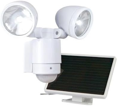 MXI44418 MAXSA INNOVATIONS MAXSA INNOVATIONS 44418 Bright Dual-Head Solar Security Light (White)