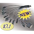 CARICABATTERIE UNIVERSALE USB 10 ATTACCHI IPOD MOTOROLA SAMSUNG SONY NOKIA PSP