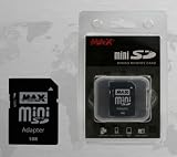 Maxflash - Carte mémoire Mini SD en 2 Go et adaptateur SD