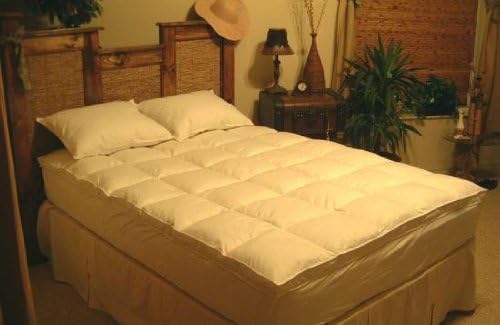 Willow Highlands NEW QUEEN SIZE DOWN MATTRESS TOPPER PAD-Feather Bed
