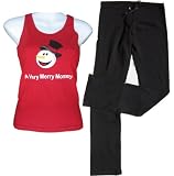 A Very Merry MOMMY Christmas Holiday Tank & Pant Outfit - Great Holiday Gift for Mom!