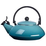 Le Creuset Enamel-on-Steel Zen 1-2/3-Quart Teakettle, Caribbean