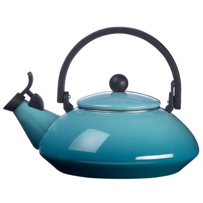 Le Creuset Enamel-on-Steel Zen 1-2/3-Quart Teakettle, Caribbean