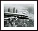Flying Over Manhattan NYC 1946 by Photography 32.00X24.00 Framed with Black Wood Frame