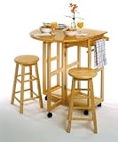 Winsome Wood Beachwood Breakfast Bar