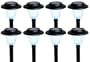 Westinghouse 401018-08 Bristol Solar-Powered Landscape Lights, Black, Set of 8