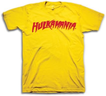 WWE Legends Hulk Hogan Hulkamania Gold Mens T-shirt XXL