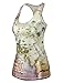Pink Wind Womens Skeleton Skull Digital Printed Sleeveless T Shirt Vest Tank Tops (One Size, Map 2)