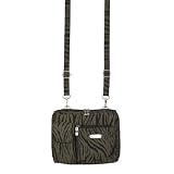 Baggallini Zebra Crinkle Nylon Wallet bagg Large