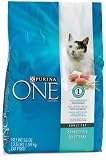 Purina One Cat Food Sensitive System, 3.5-Pound Bags (Pack of 6)