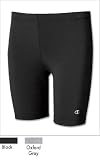 Champion Women's Cotton Blend 7" Fit Short, Black, Medium