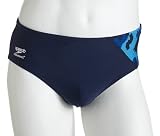 Speedo Men's Race Endurance+ Polyester Camo Splice Brief Swimsuit