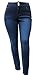 1826 DARK BLUE Stretch DENIM JEANS HIGH WAIST WOMENS PLUS SIZE SKINNY LEG PJ3688