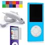 (4 in 1 combo Many color available)New Ipod Nano 4 Silicone Skin Case Cover (open Click Wheel) with Screen Protector for the New Apple iPod Nano Nano-Chromatic 4th Generation 8gb 16gb (Ipod Nano mp3 player not included) + Car Charger for new ipod nano + BONUS Widsom*Courage Neckstrap