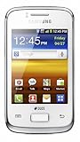 Samsung GT-S6102 Galaxy Y Duos Dual SIM Smartphone with Bluetooth, Wi-Fi, Android OS, HSDPA 850 / 2100 - Unlocked Phone - No Warranty - White