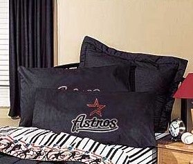 Houston Astros Denim Standard Size Pillow Sham
