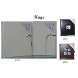 Kleer-Vu Photo / Memo Album, Leatherette Huge Collection, Black, Holds 500 4 x 6 Photos, 5 Per Page.