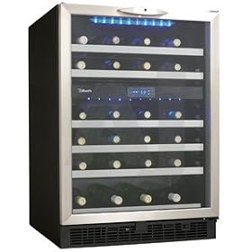 Danby Silhouette Series DWC516BLS 24 Built-in Wine Cooler with 51-Bottle Capacity,... by Danby
