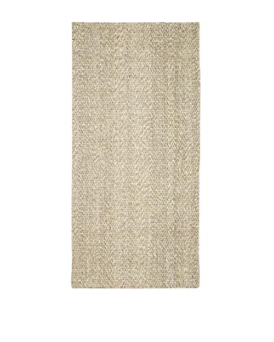 Jute & Co Tappeto Reversibile Tessuto A Mano Chamonix Beige Scuro 60×140 cm