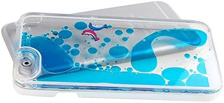 iPhone 6 Fashion Case, Bingomax iPhone 6 Cute Protective Clear Case [Transparent See Through] Hard Cover [Blue 3D Liquid with Swimming Fish] Slim Fit for Apple iPhone 6 4.7 inch