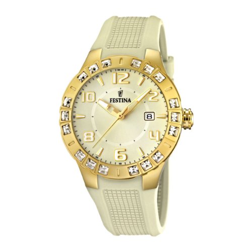 Festina Damen-Armbanduhr Trend Golden Dream Analog Plastik F16582/2