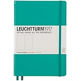 Leuchtturm Medium Hardcover Dots Emerald