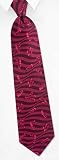 Strep Pneumoniae burgundy silk Tie