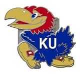 Kansas Jayhawks Big Jay Logo Trailer Hitch Cover Plug