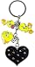 tweety! ラインストーン付きキーチェーン ブラック