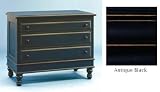 Alligator Enterprises 12021MAB Monterey Three Drawer Dresser in Antique Black