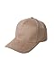David & Young 6 Panel Faux Suede Baseball Cap