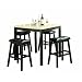 ACME Apartment-Size Counter Height 5-Piece Dining Set